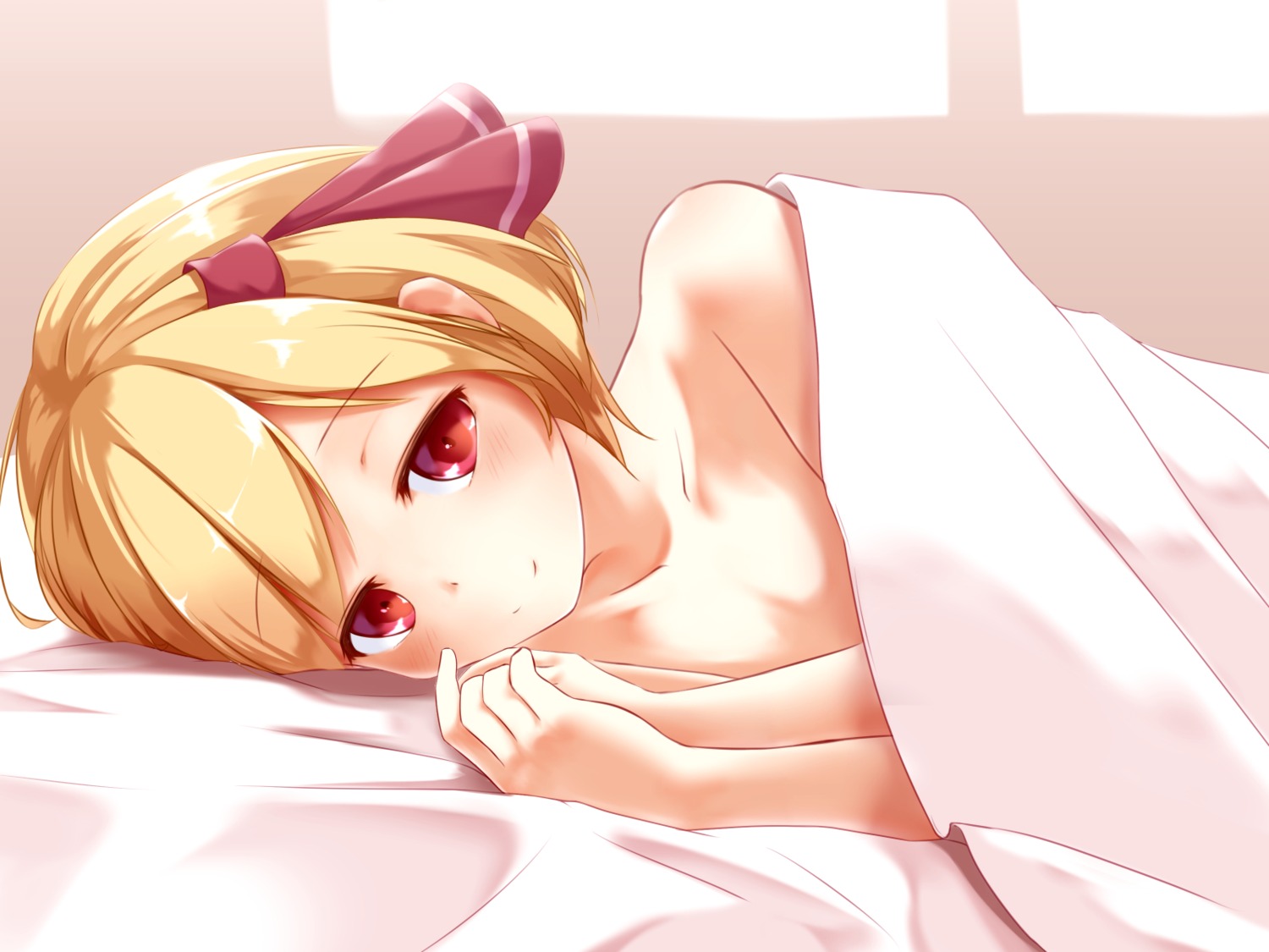 Pokio Touhou Rumia Naked Sheets Wallpaper Yande Re